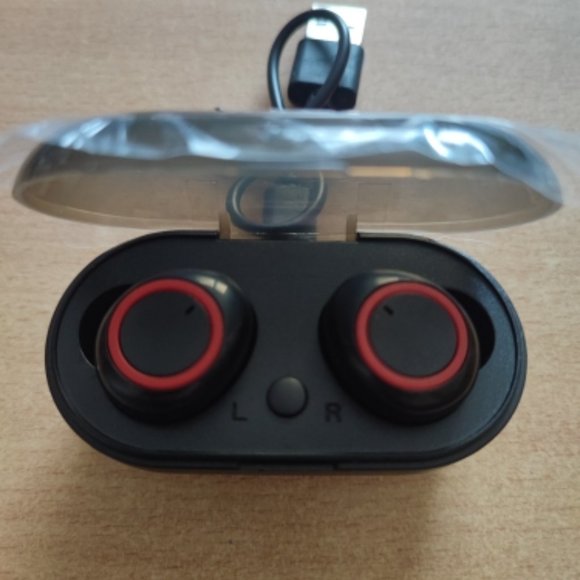 Bluetooth Earphone Fingerprint Touching Switch Intelligent Comfortable Wireless - Picture 8 of 8